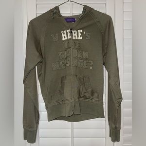 Vintage zip up sweatshirt